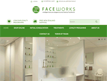 Tablet Screenshot of faceworks.co.nz
